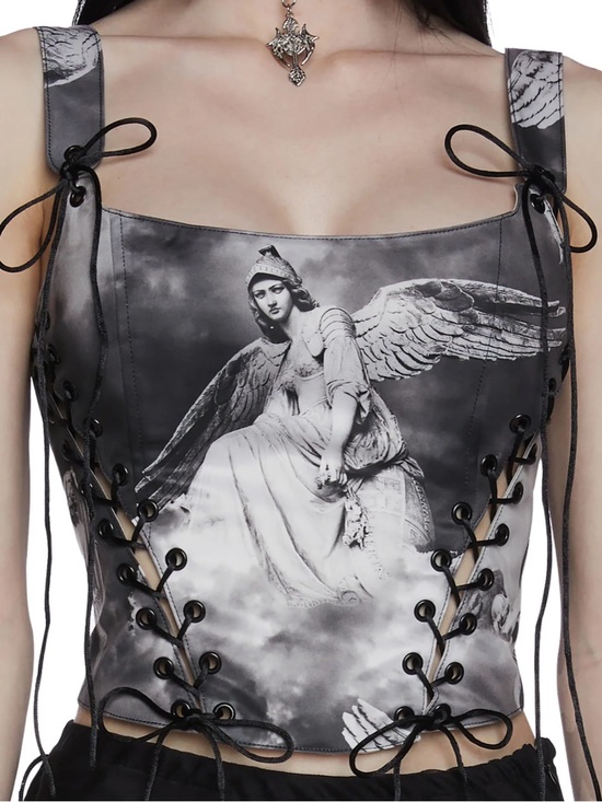 Dolls Kill Tops - Dolls Kill Bustier Corset Top
